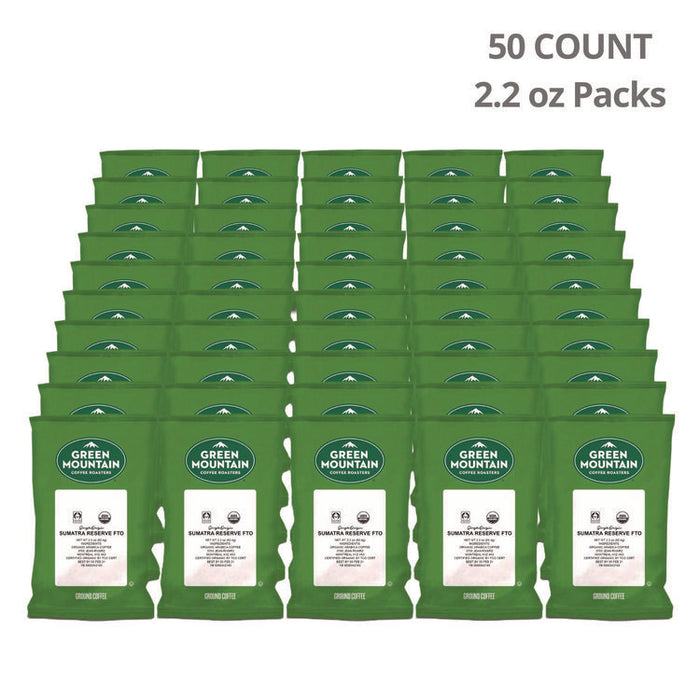 Sumatra Reserve Fraction Packs, 2.2 oz, 50/Carton