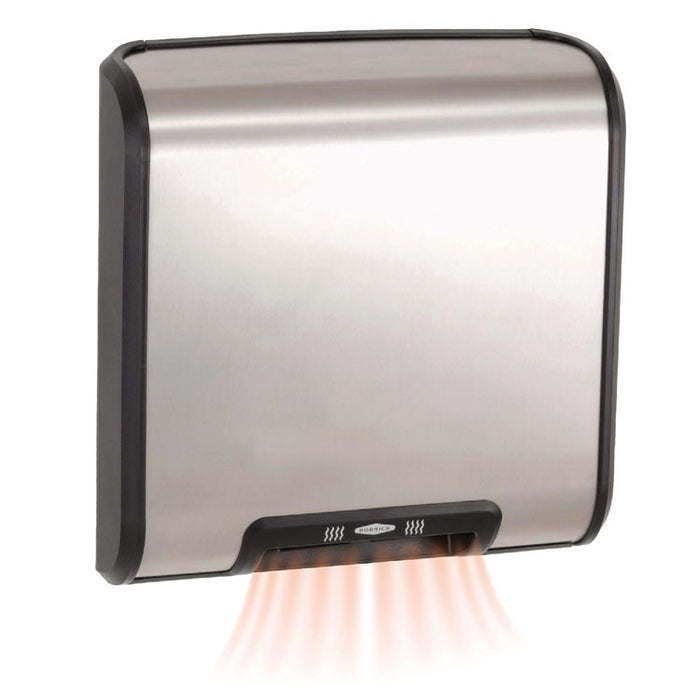 TrimLineSeries QuietDry Surface-Mounted ADA Automatic Hand Dryer, 115 V, 13.6 x 5.1 x 14.9, Satin Stainless Steel