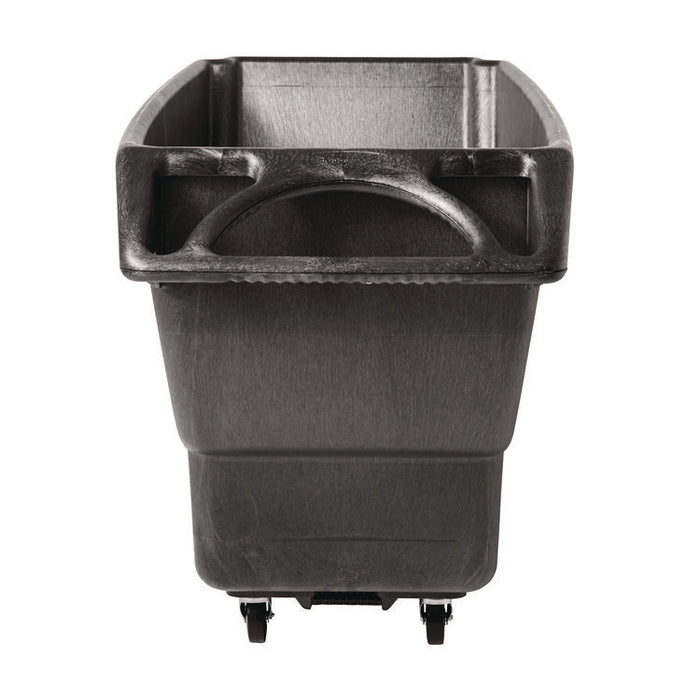 0.75 cu yd Structural Foam Tilt Truck, Standard Duty, 1,000 lb Capacity, Black
