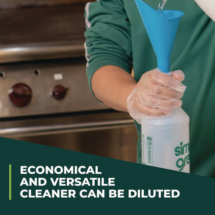 Crystal Industrial Cleaner/Degreaser, 1 gal Bottle, 6/Carton