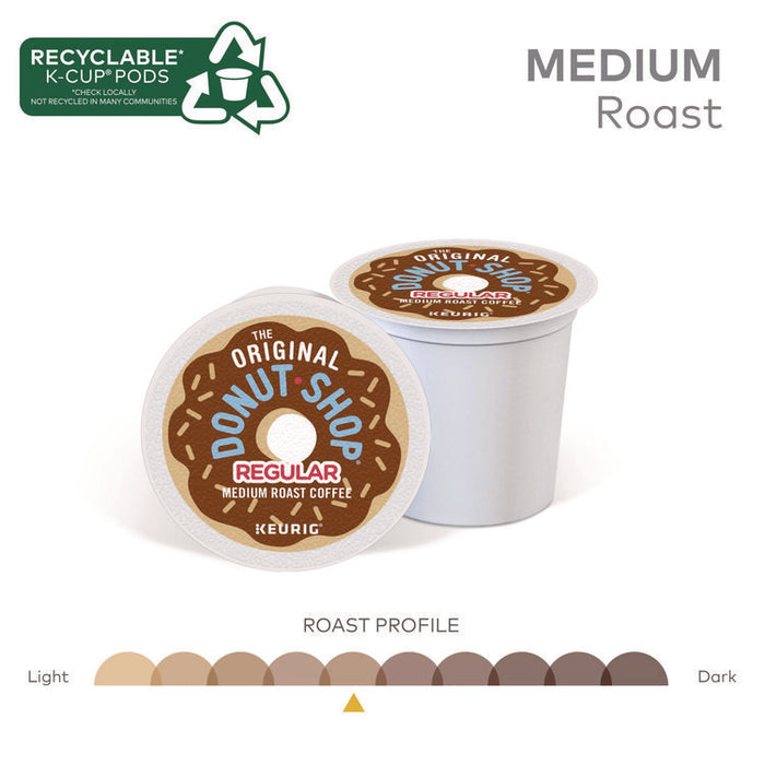 Donut Shop Coffee K-Cups, Regular, 96/Carton