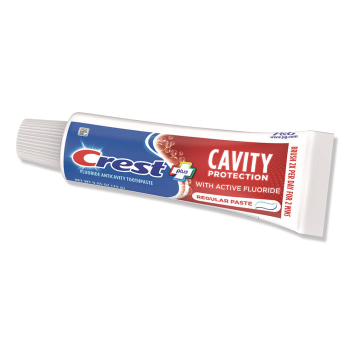Cavity Protection Toothpaste, Mint, Personal Size, 0.85 oz Tube, 240/Carton