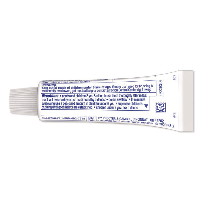 Cavity Protection Toothpaste, Mint, Personal Size, 0.85 oz Tube, 240/Carton