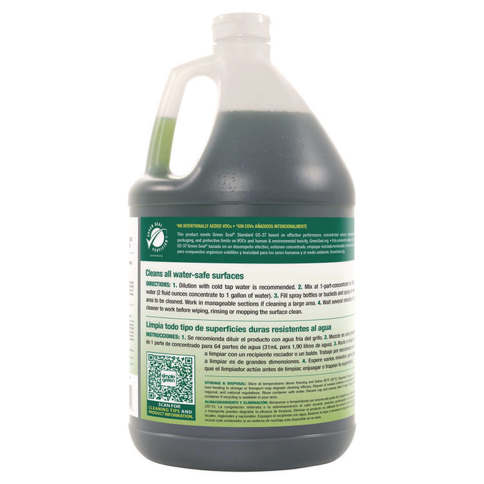 Clean Building All-Purpose Cleaner Concentrate, Unscented, 1 gal Bottle, 2/Carton