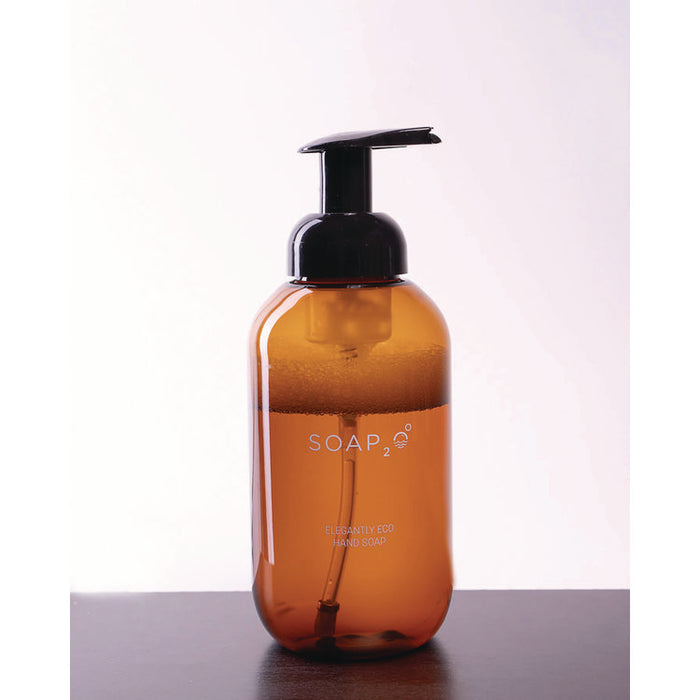 Eco Plastic Soap Dispenser, 500 mL, Brown
