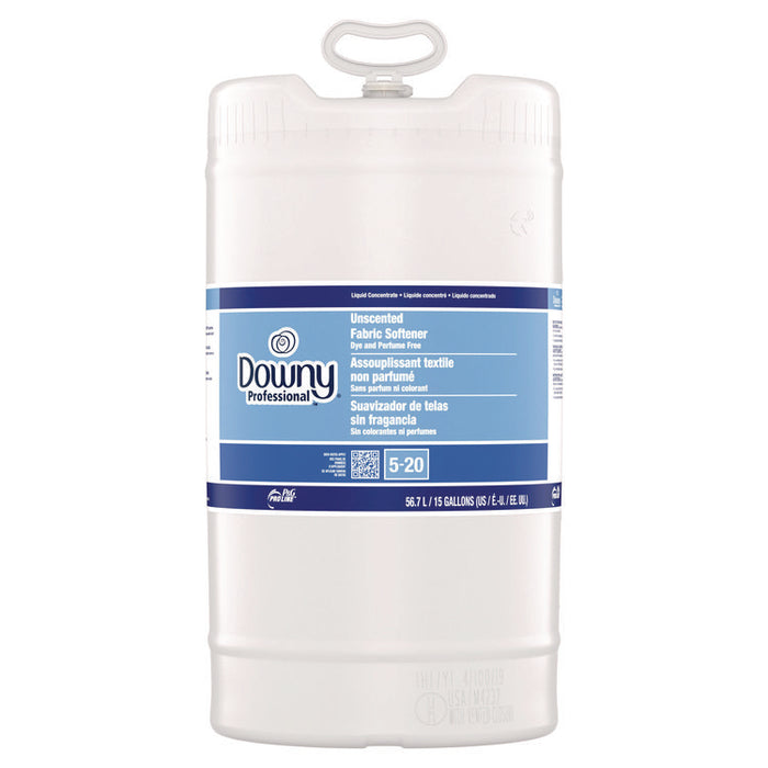 Downy Professional Unscented Fabric Softener, 15 gal Barrel