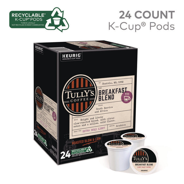 Breakfast Blend Coffee K-Cups, 24/Box