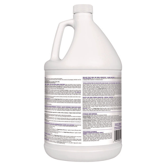 d Pro 5 Disinfectant, Unscented, 1 gal Bottle, 4/Carton