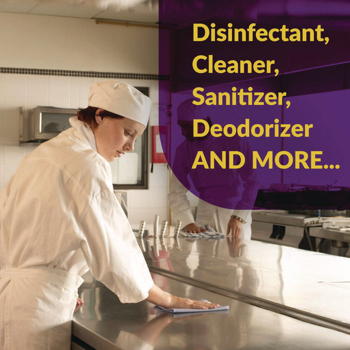 d Pro 5 Disinfectant, Unscented, 1 gal Bottle, 4/Carton