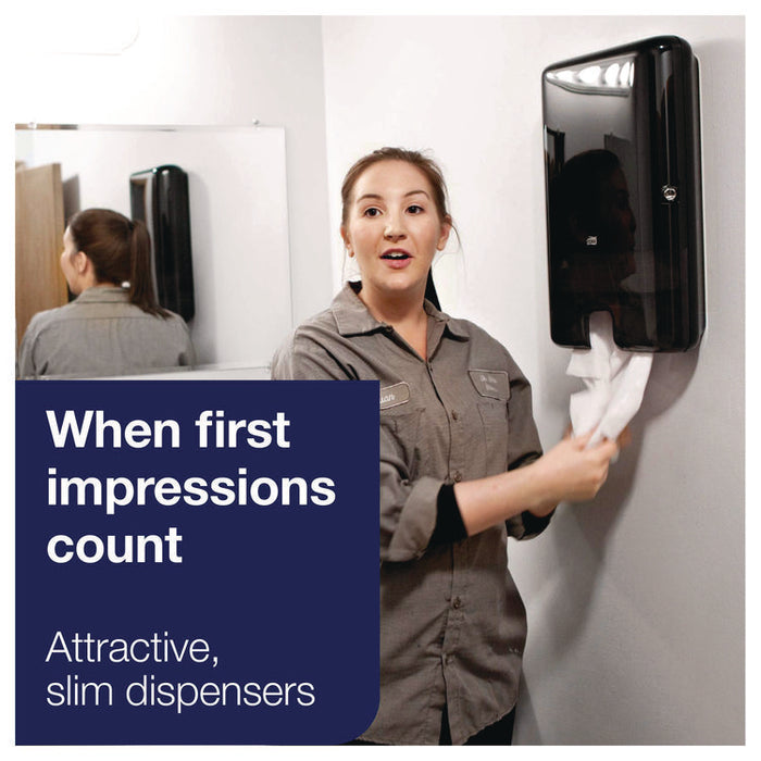 Xpress Multifold Hand Towel Dispenser H2, 11.9 x 4 x 17.5, Black