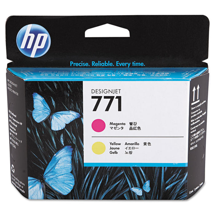 HP 771 (CE018ACT) Magenta/Yellow Printhead, 24/Carton