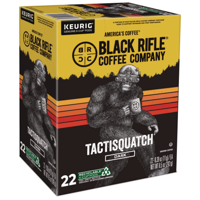 Tactisquatch Coffee K-Cups, 88/Carton