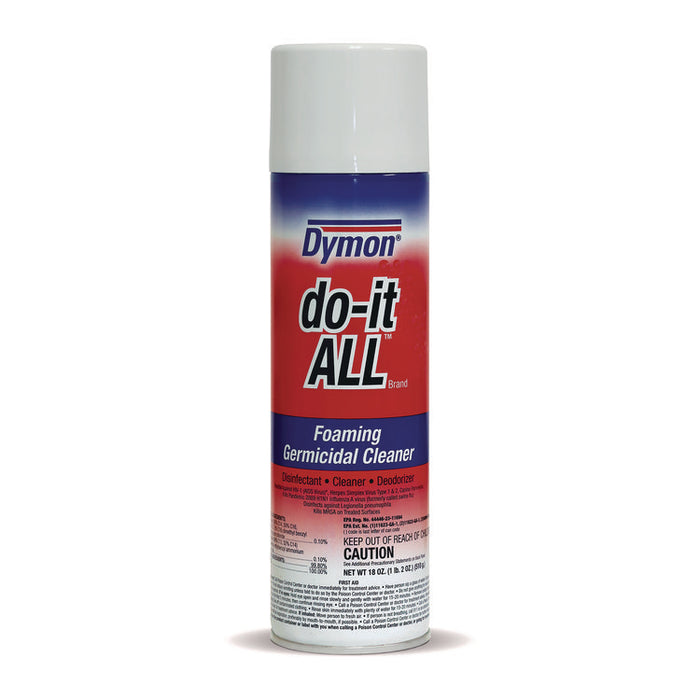 do-it-ALL Germicidal Foaming Cleaner, 18 oz Aerosol Spray, 12/Carton