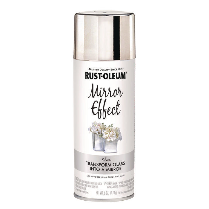 Specialty Mirror Effect Spray Paint, High Gloss Mirror, 6 oz Aerosol Can
