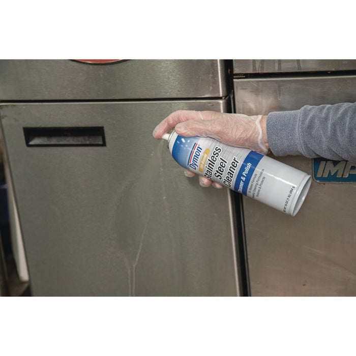 Stainless Steel Cleaner, 16 oz Aerosol Spray, 12/Carton