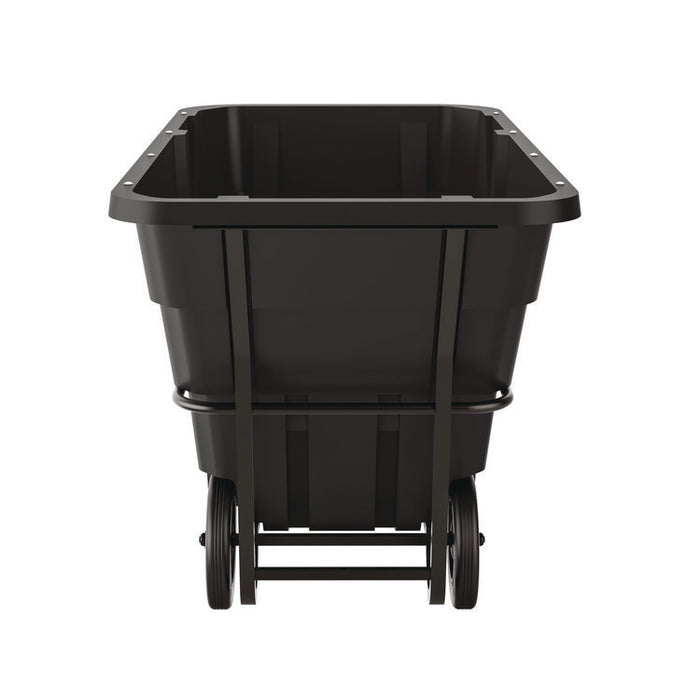 1.5 cu yd Heavy Duty Tilt Truck, Forkliftable Frame, 2,200 lb Capacity, Black