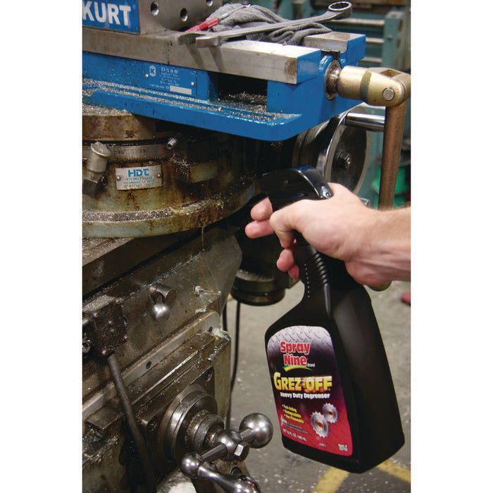 Grez-off Heavy-Duty Degreaser, 32 oz Spray Bottle, 12/Carton