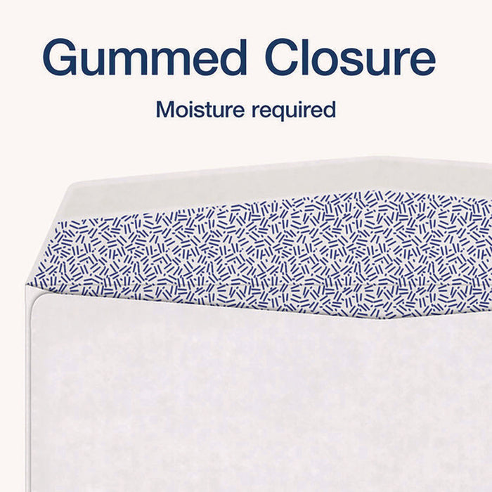 2-Up W-2 Gummed Seal Double-Window Security Tint Envelopes, Commercial Flap, 9.5 x 5.63, White, 24/Pack