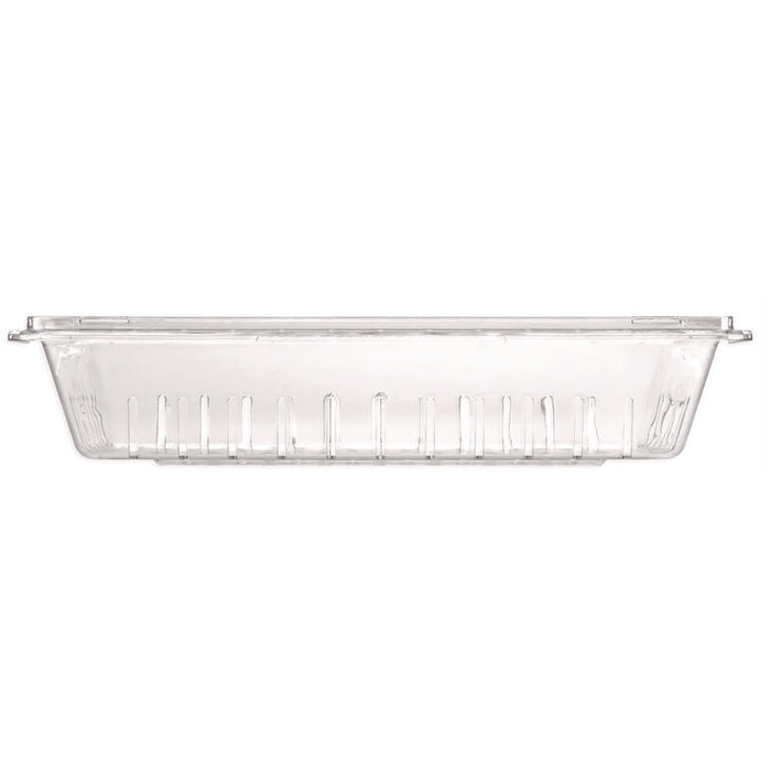 StorPlus Polycarbonate Food Storage Container Colander, 18 x 26 x 5, Clear, Plastic
