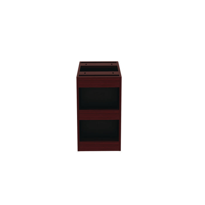 Alera Valencia Series Full Pedestal File, Left or Right, 2 Legal/Letter-Size File Drawers, Mahogany, 15.63" x 20.5" x 28.5"