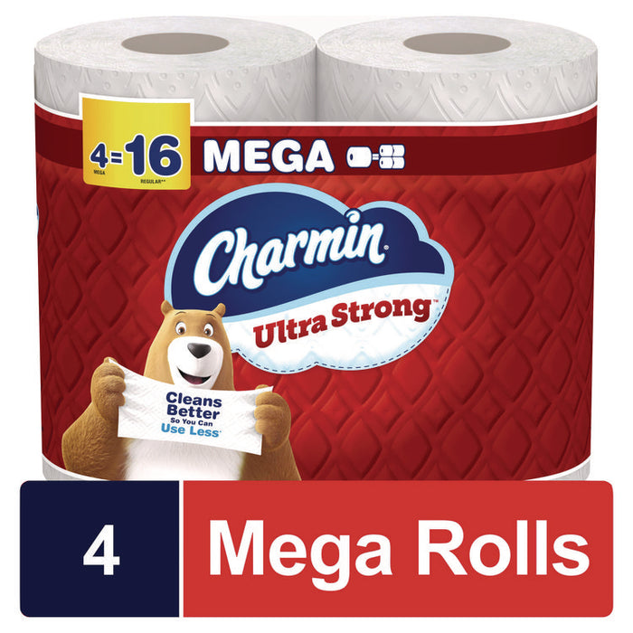 Ultra Strong Bathroom Tissue, Septic Safe, 2-Ply, White, 220 Sheets/Roll, 4 Rolls/Pack, 8 Packs/Carton