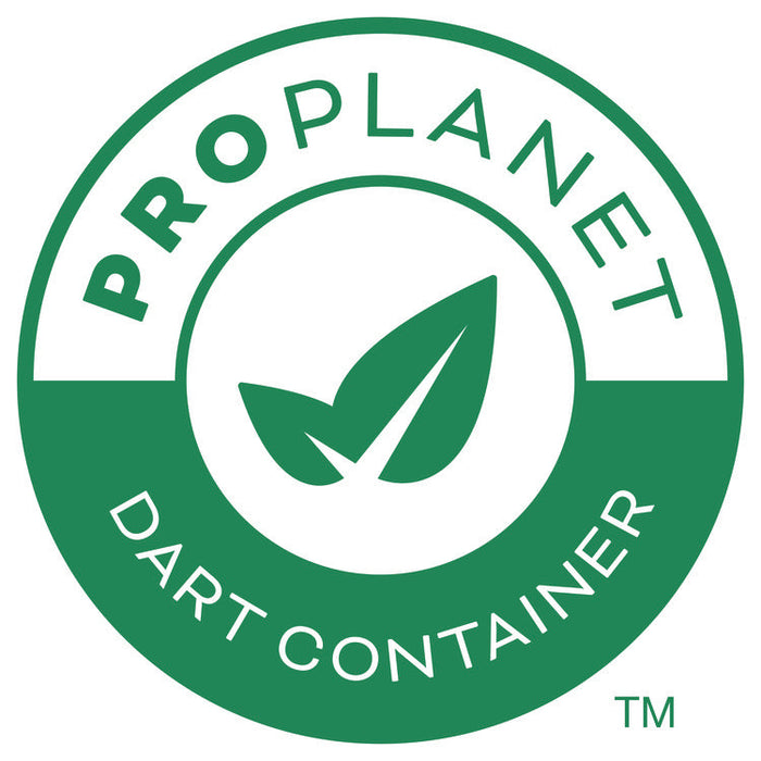 Compostable Paper Dinnerware, ProPlanet Seal, Plate, 6" dia, White, 1,000/Carton