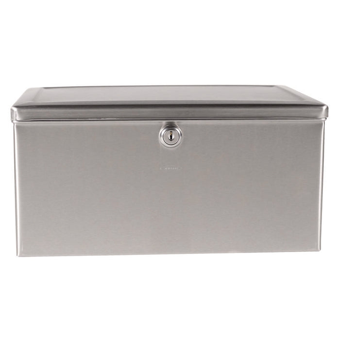Surface-Mounted Paper Towel Dispenser, 12.13 x 6.13 x 7.25, Satin Stainless Steel