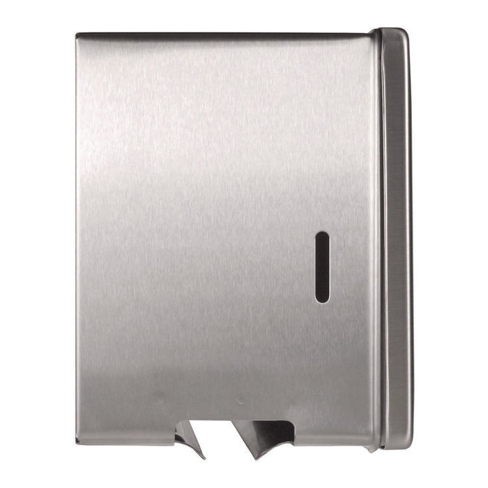Surface-Mounted Paper Towel Dispenser, 12.13 x 6.13 x 7.25, Satin Stainless Steel