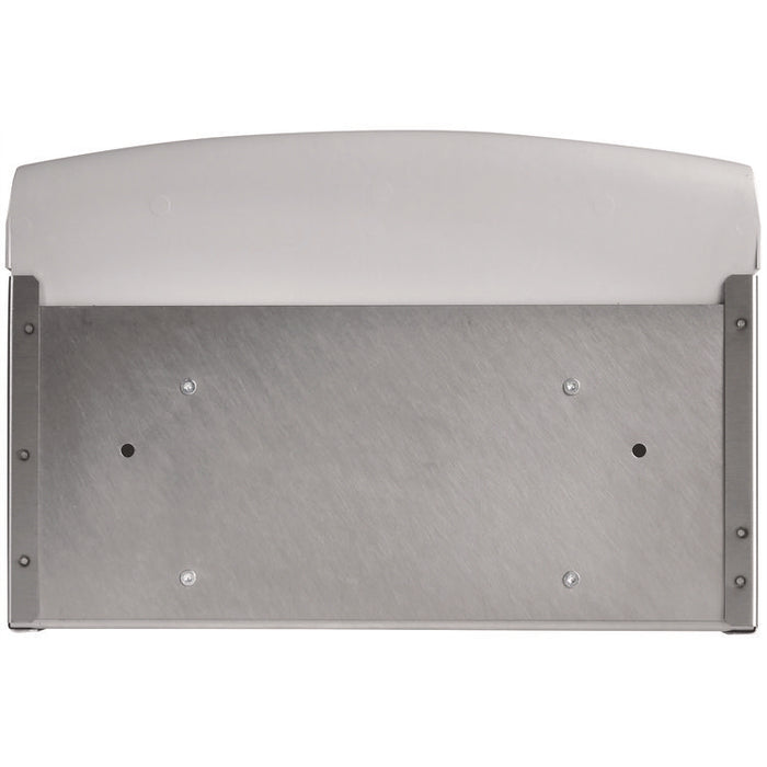 ConturaSeries Surface-Mounted Napkin/Tampon Vendor, Stainless Steel, 12 x 8 x 26, Silver
