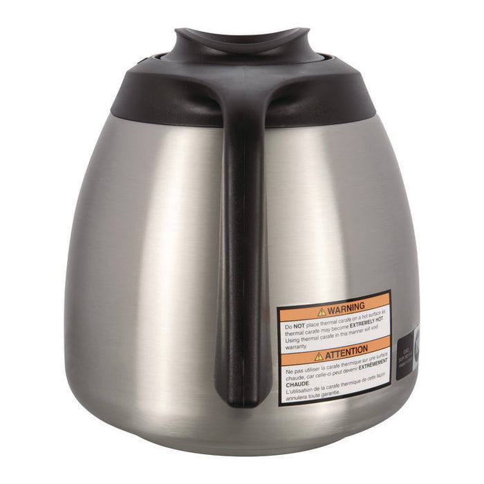 Thermal Carafe, 64 oz, Stainless Steel/Black