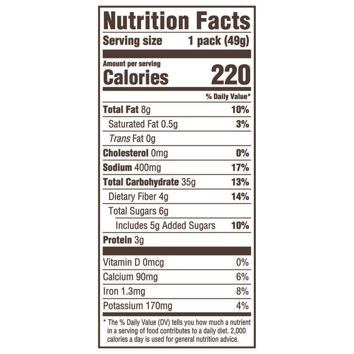Wheat Thins Toasted Veggie Chips, 1.75 oz Bag, 60/Carton