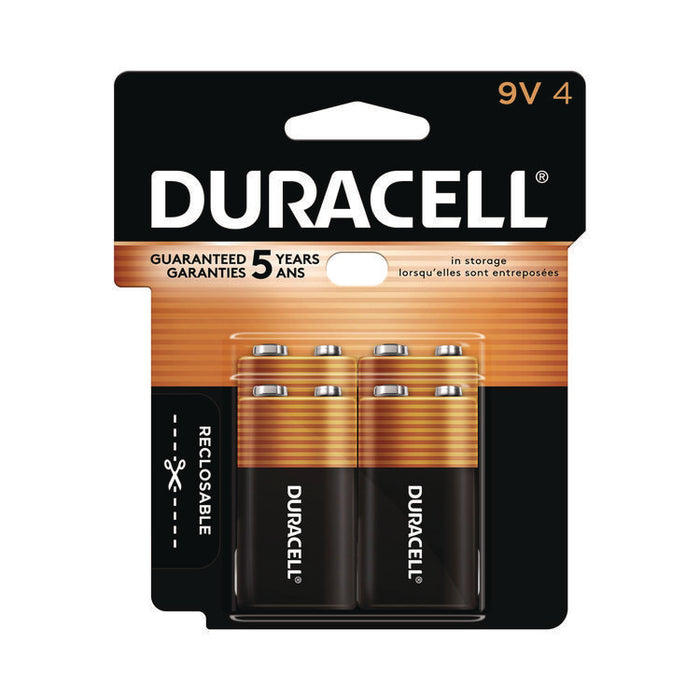 CopperTop Alkaline 9V Batteries, 4/Pack