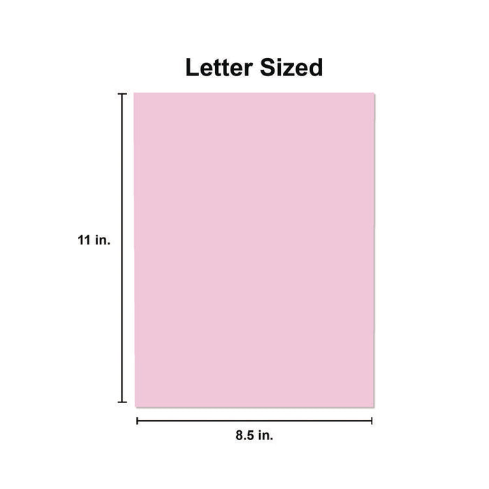 Deluxe Colored Paper, 20 lb Bond Weight, 8.5 x 11, Pink, 500 Sheets/Ream, 10 Reams/Carton