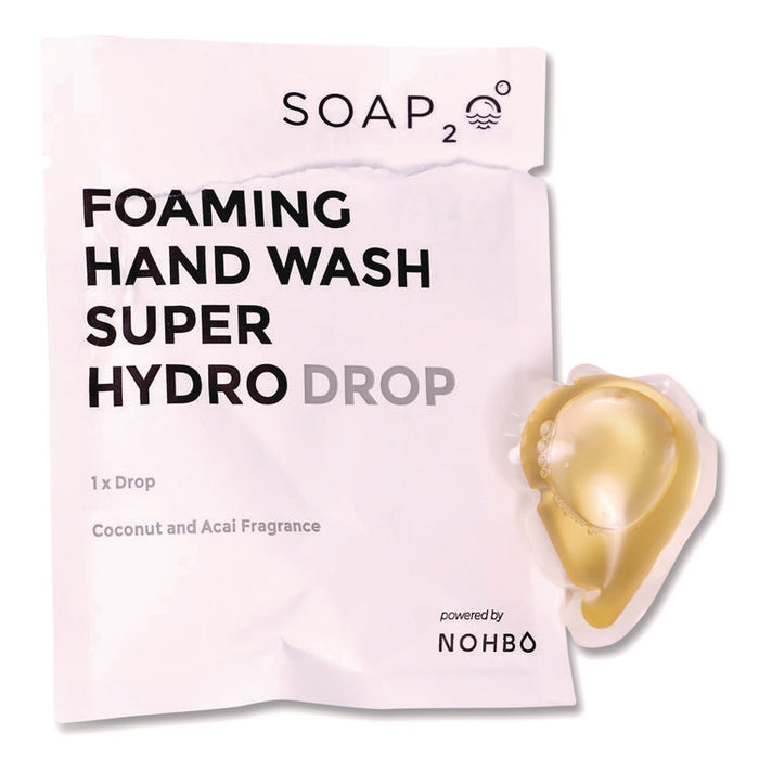 Foaming Super HydroDrop, Coconut Acai Scent, 500 mL Pump Refill, 4/Pack