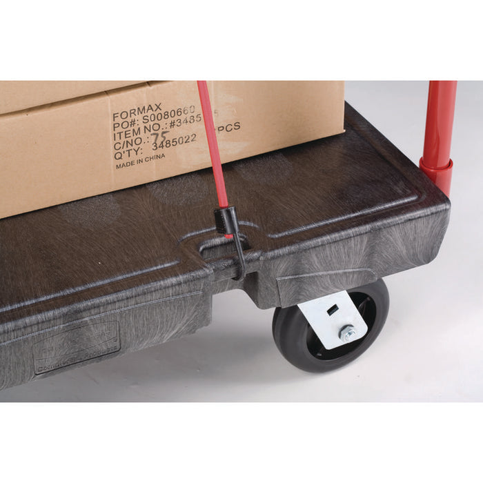 Heavy-Duty Platform Truck Cart, 1,000 lb Capacity, 24 x 36 Platform, Black