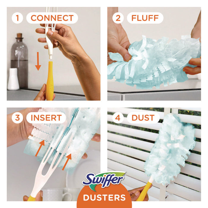 Dusters Refill, Dust Lock Fiber, Gain Original Scent, Blue, 18/Pack