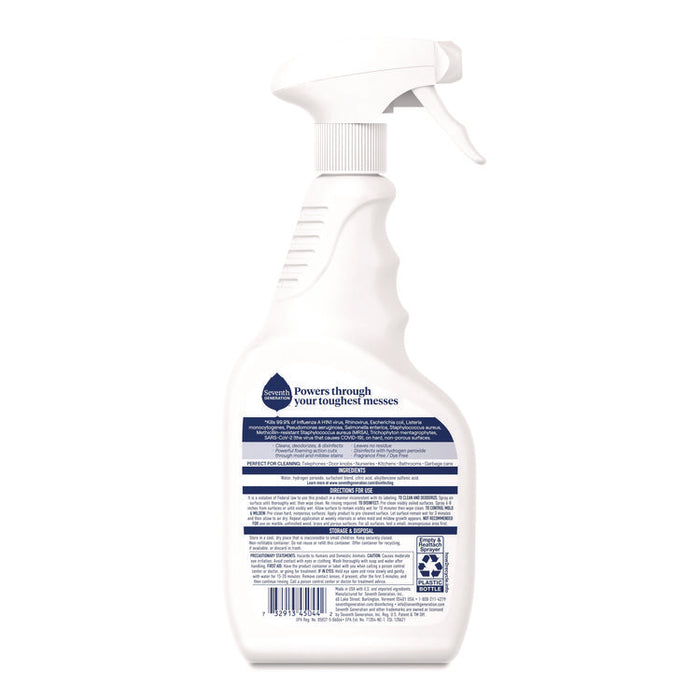 Disinfecting Hydrogen Peroxide Cleaner, Fragrance-Free, 23 oz Spray Bottle, 12/Carton