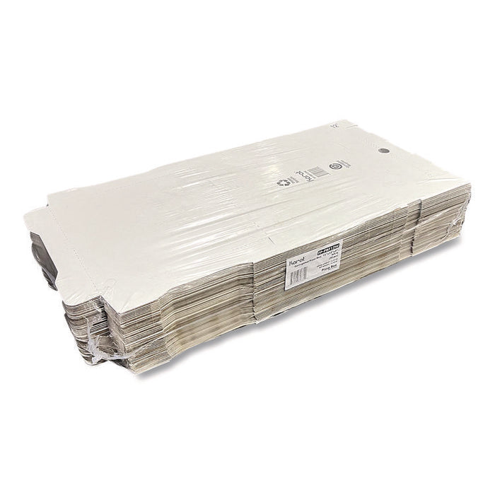 Corrugated Pizza Boxes, 12 x 12 x 1.97, White/Brown, 50/Carton