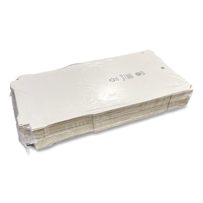 Corrugated Pizza Boxes, 16 x 16 x 1.97, White/Brown, 50/Carton