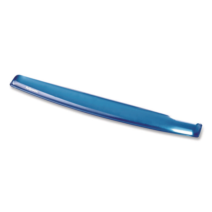 Gel Crystals Keyboard Wrist Rest, 18.5 x 2.25, Blue