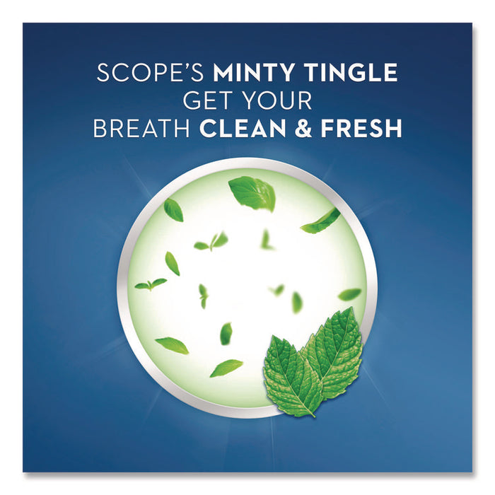 Plus Scope Classic Mouthwash, Classic Mint Flavor, 36 mL Bottle, 52/Carton