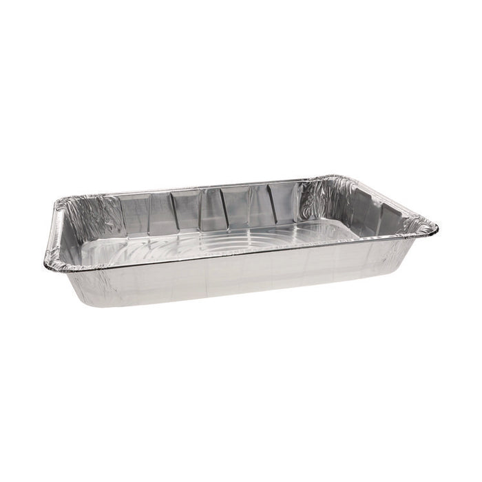 Aluminum Steam Table Pan, Full-Size Deep Heavy Duty, 3.37" Deep, 19.6 x 11.6, 40/Carton