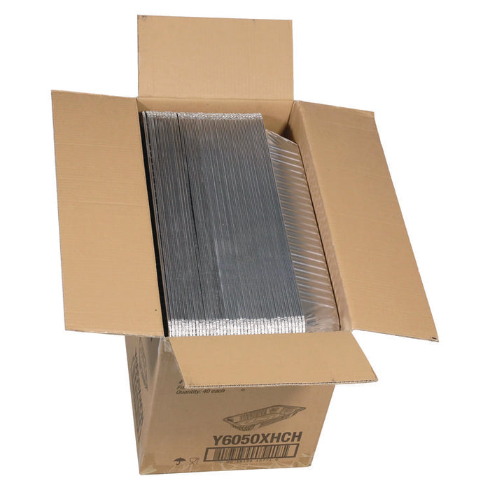 Aluminum Steam Table Pan, Full-Size Deep Heavy Duty, 3.37" Deep, 19.6 x 11.6, 40/Carton