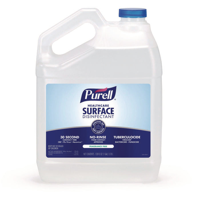 Healthcare Surface Disinfectant, Fragrance-Free, 128 oz Bottle
