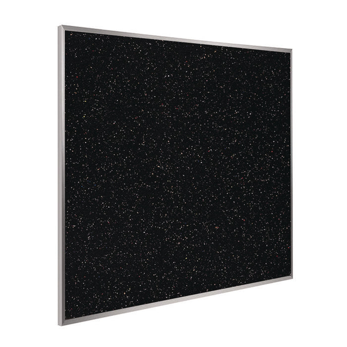Recycled Bulletin Board, 87.91 x 48.5, Tan Speckled Surface, Satin Aluminum Frame