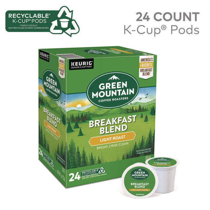 Breakfast Blend Coffee K-Cup Pods, 24/Box