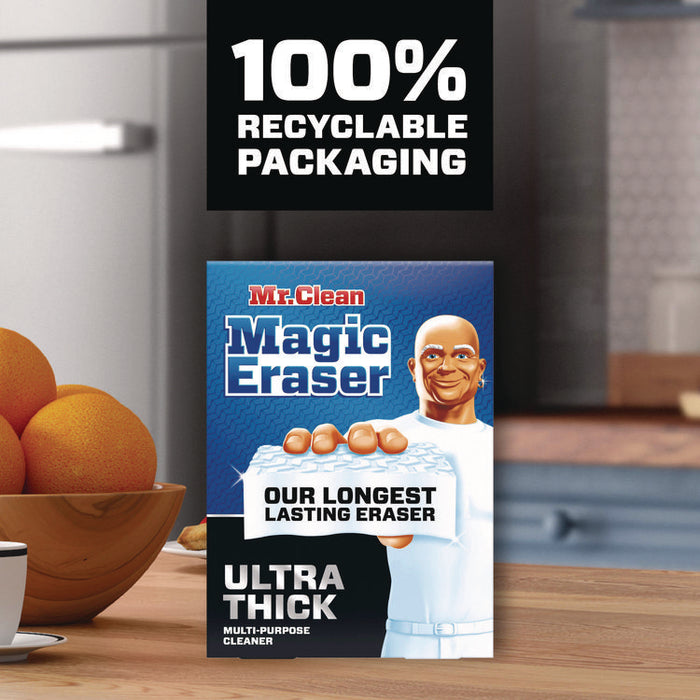 Magic Eraser, Ultra-Thick, 4.6 x 2.3, 1.2" Thick, White, 5/Pack, 2 Packs/Carton