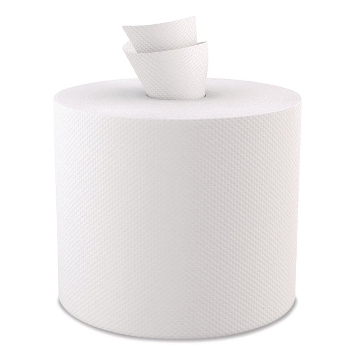 Select Center-Pull Paper Towels, 1-Ply, 7.31 x 10, White, 1,080/Roll, 6 Rolls/Carton