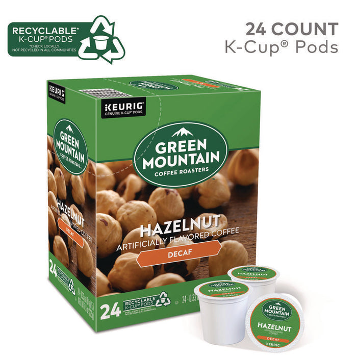 Hazelnut Decaf Coffee K-Cups, 96/Carton