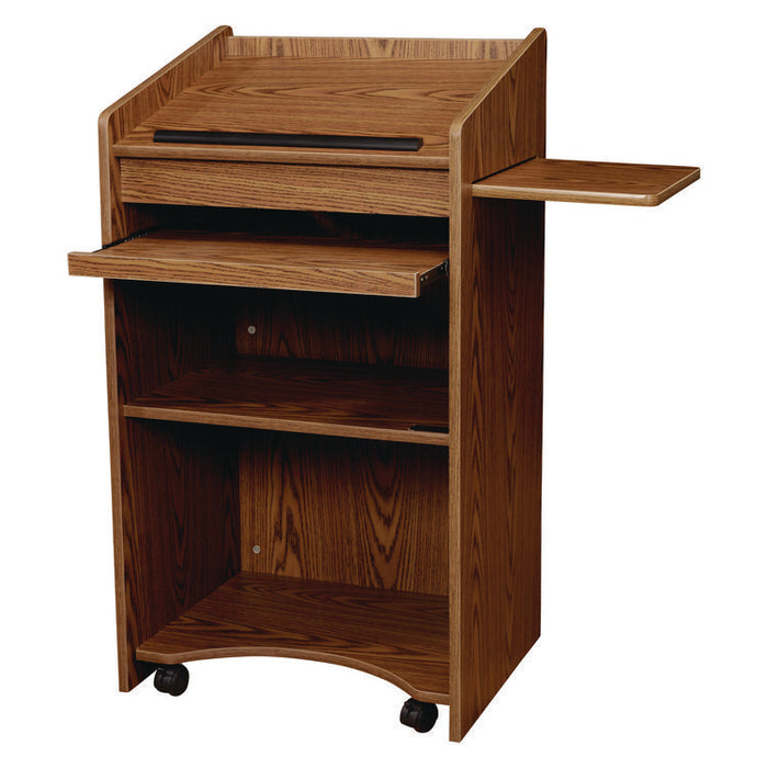 Aristocrat Non-Sound Lectern, 25 x 20 x 46, Oak